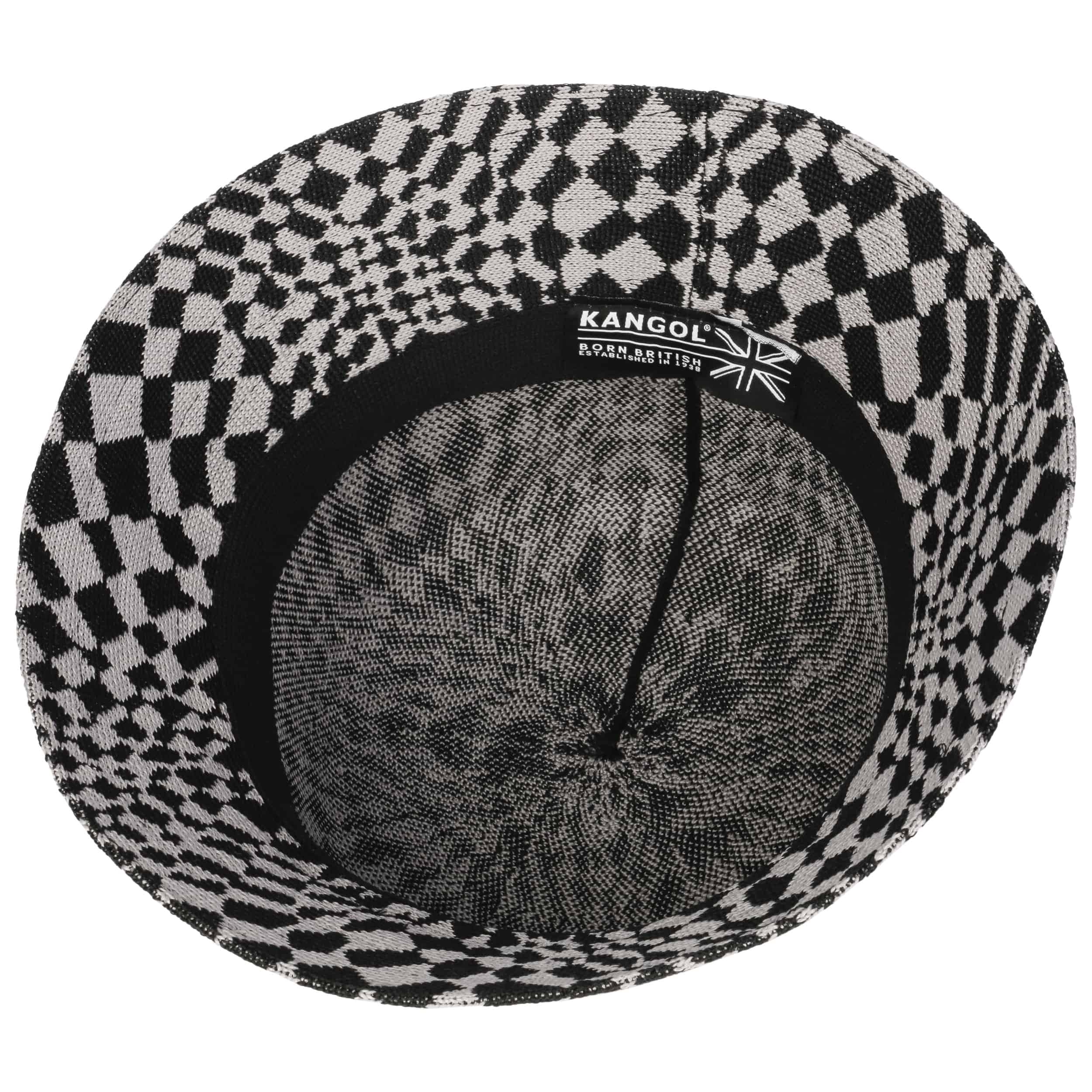 Warped Check Bucket Cloth Hat by Kangol - £43.95