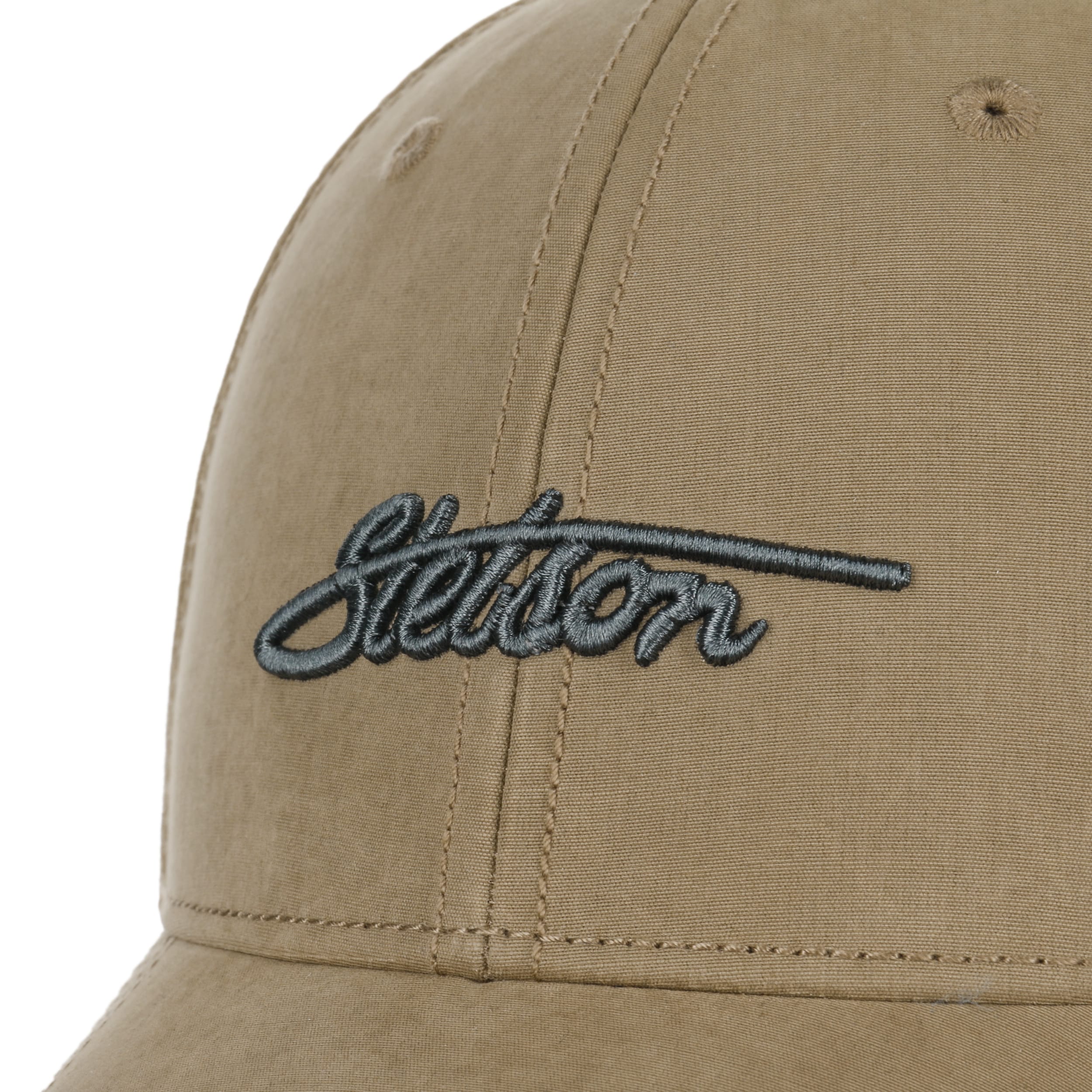 Berretto Stetson Coppola Uomo In Cotone Cerato - Newsboy Hatteras Con Visiera, Idrorepellente