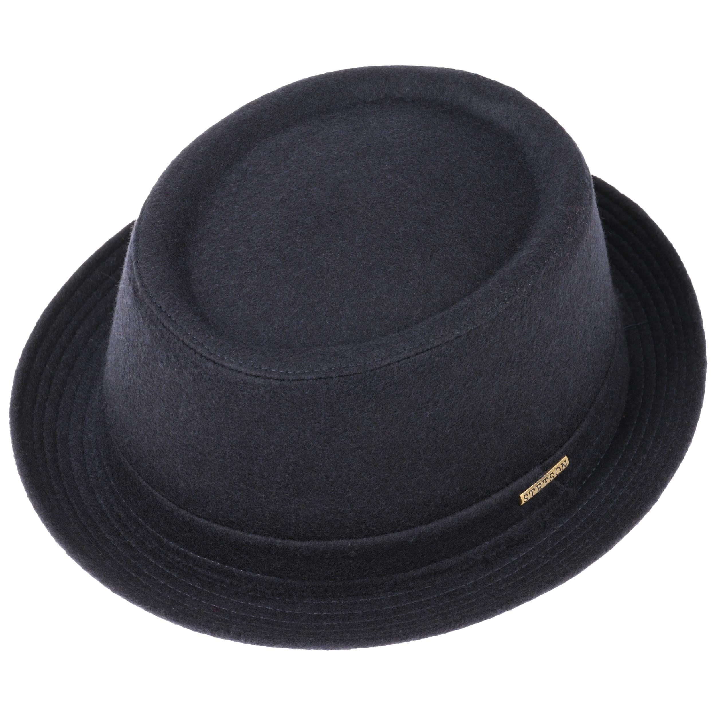 Stetson Wool Felt Cranston Pork Pie Men's Hats in Navy main image 0