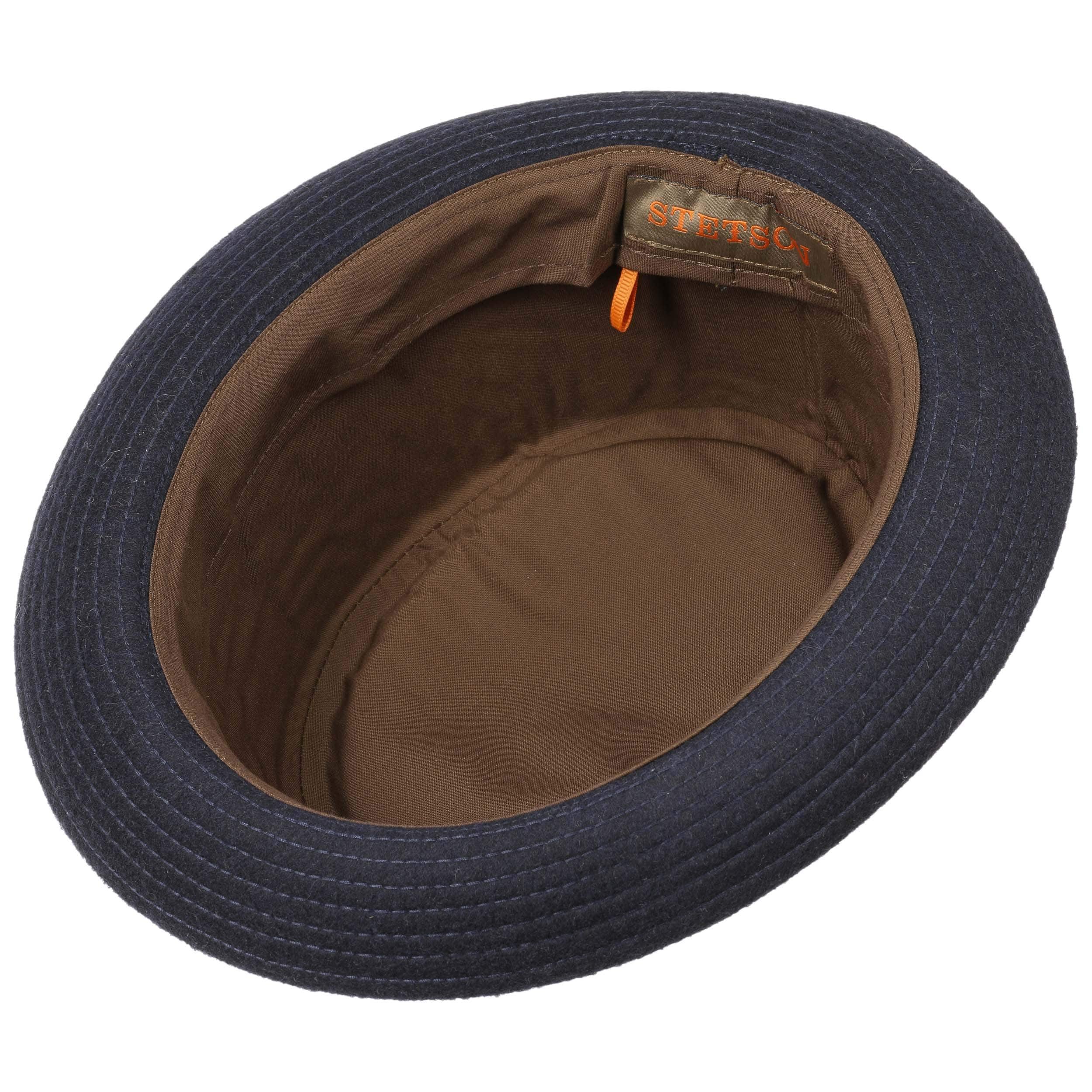 Stetson Wool Felt Cranston Pork Pie Men's Hats in Navy main image 1