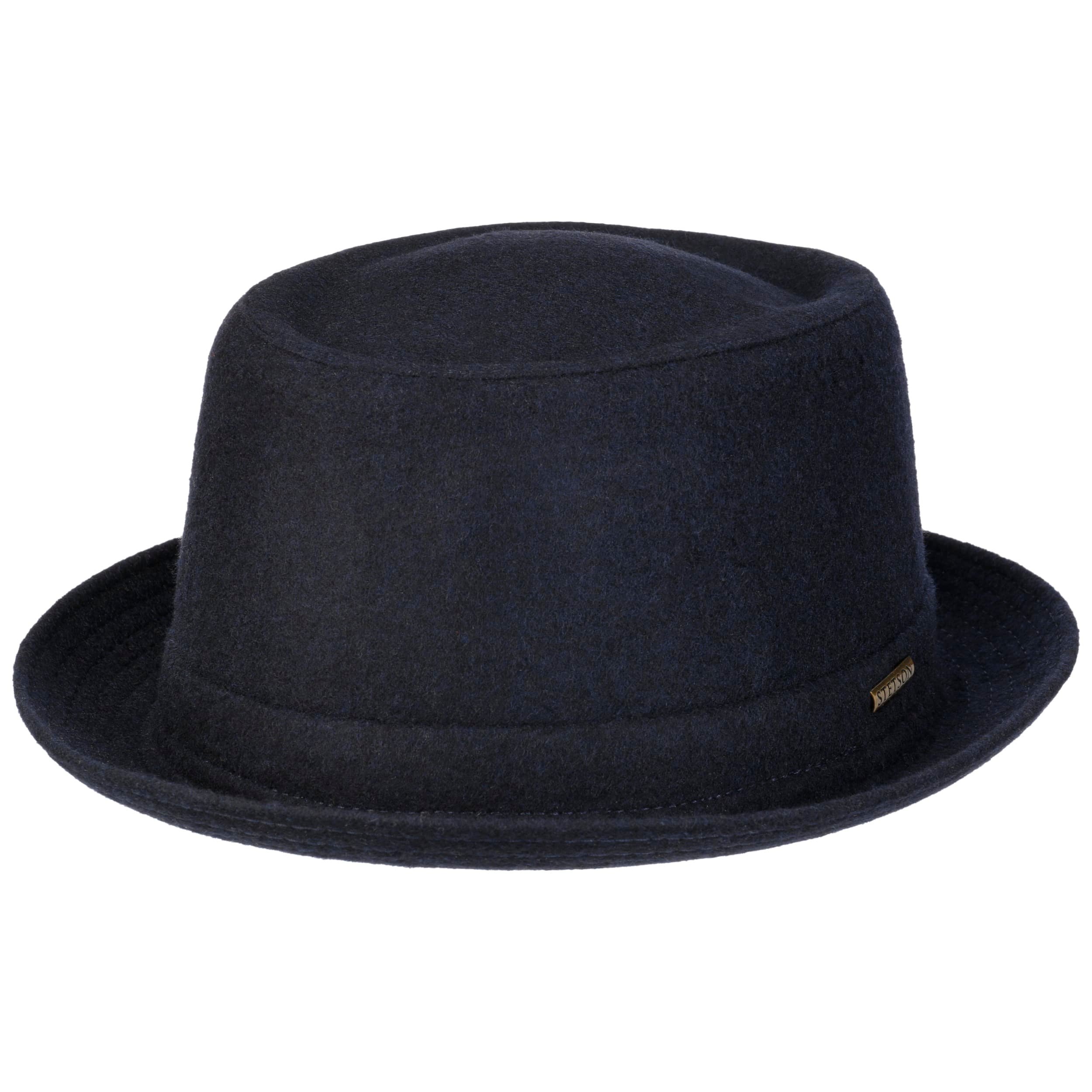 Stetson Wool Felt Cranston Pork Pie Men's Hats in Chocolate main image 1
