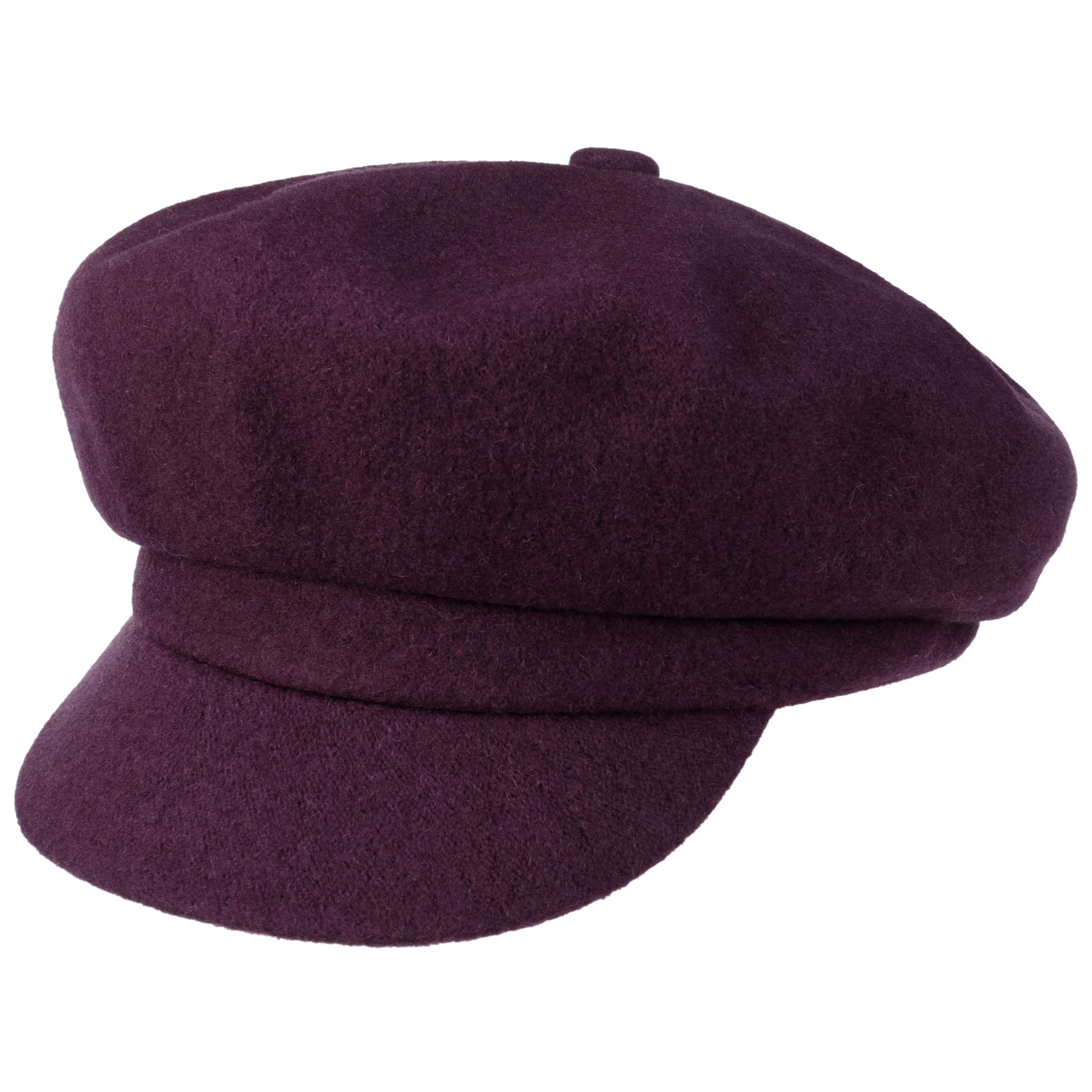 Wool Spitfire Newsboy Cap by Kangol Col. Purple, Size L (58-59 cm)