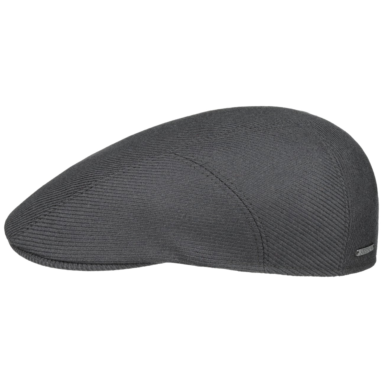 Wool Twill Flat Cap by Stetson -- decoding=