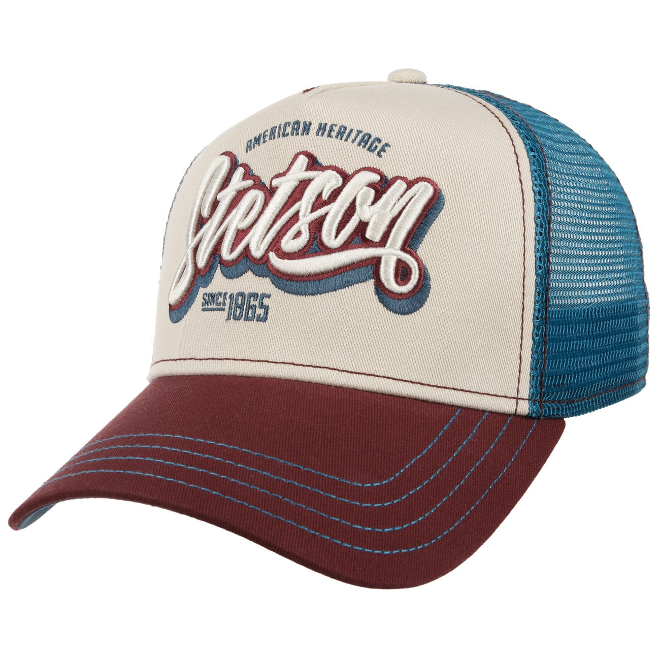 Wordmark Logo Trucker Cap by Stetson