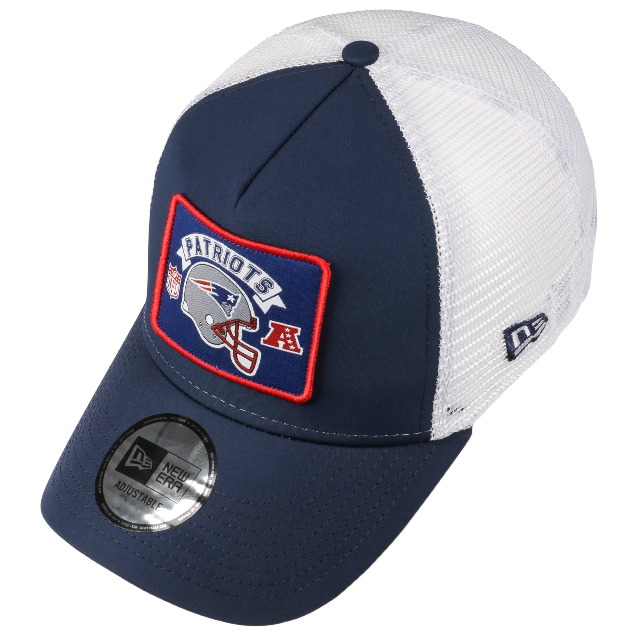 New Era NFL Wordmark New England Patriots Trucker