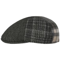 6 Panel Patchwork Flat Cap by Lipodo - &pound;25.95