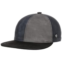 6 Panel Tricolour Leather Cap by Lierys - &pound;56.95