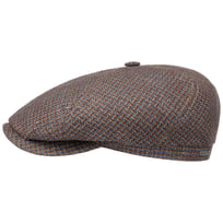 6 Panel Woolin Flat Cap by Stetson - &pound;59.00
