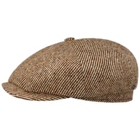 8 Panel Avondale Wool Flat Cap by JJ Hats - &pound;105.95