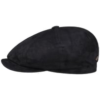 8 Panel Goat Suede Flat Cap by JJ Hats - &pound;121.95