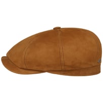 8 Panel Goat Suede Flat Cap by JJ Hats - &pound;122.95