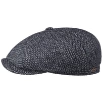 8 Panel Harris Tweed Flat Cap by JJ Hats - &pound;111.95