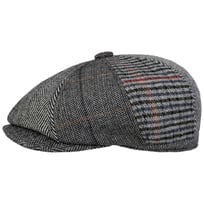 8 Panel Patchwork Flat Cap by Lipodo - &pound;26.95