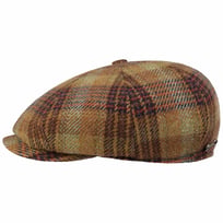 8 Panel Wool Garage Flat Cap by Stetson - &pound;119.00