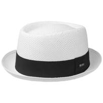 Acapulco White Pork Pie Hat by Lipodo - &pound;22.95