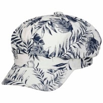 Allover Leaves Newsboy Cap by Lipodo - &pound;22.95