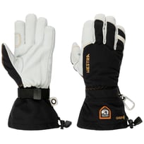 Alpine Pro Army 5-Finger Leather Gloves by Hestra - &pound;149.95