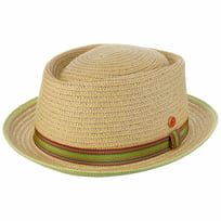 Andy Green Pork Pie Straw Hat by Mayser - &pound;79.95
