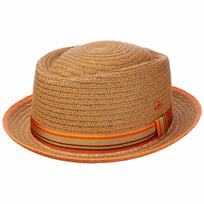Andy Orange Pork Pie Straw Hat by Mayser - &pound;79.95