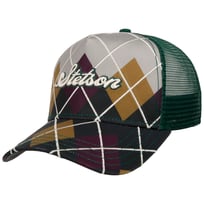Argyle Check Trucker Cap by Stetson - &pound;59.00