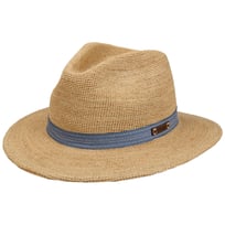 Barista Crochet Traveller Raffia Hat by Stetson - &pound;149.00