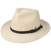 Barnell White Bogart Wool Felt Hat by Lierys - &pound;70.95
