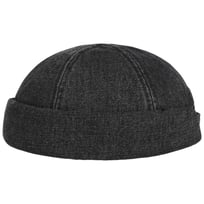 Black Denim Docker Hat by Stetson - &pound;79.00