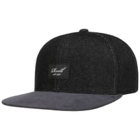 Black Denim Suede Cap by Reell - &pound;35.95