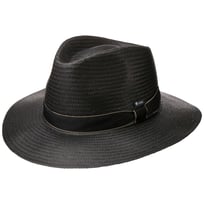 Black Traveller Straw Hat by Lipodo - &pound;31.95