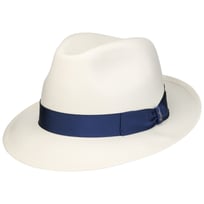 Black Trim Small Panama Hat by Borsalino - &pound;347.95