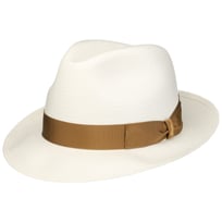 Black Trim Small Panama Hat by Borsalino - &pound;351.95