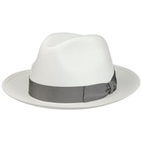 Black Trim Small Panama Hat by Borsalino - &pound;352.95