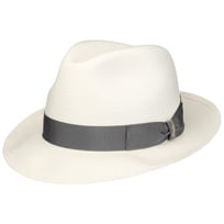 Black Trim Small Panama Hat by Borsalino - &pound;353.95