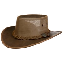 Brandon Mesh Crown Leather Hat by Scippis - &pound;61.95