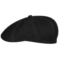 Bricksford 8 Panel Linen Flat Cap by Stetson - &pound;119.00