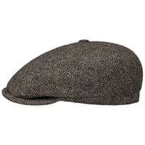 Brooklin Classic Herringbone Flat Cap by Stetson - &pound;89.00