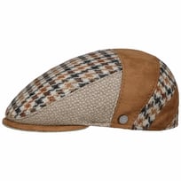 Burnham Patchwork Flat Cap by Lierys - &pound;105.95