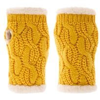 Cable Knit Wrist Warmers by Seeberger - &pound;26.95