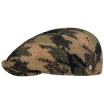 Camouflage Wool Flat Cap by Lierys - &pound;61.95