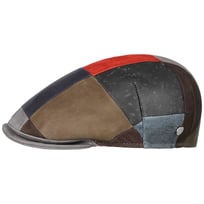 Capri Bic Leather Patchwork Flat Cap by Lierys - &pound;114.95