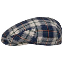 Caroma Check Driver Flat Cap by JJ Hats - &pound;69.95