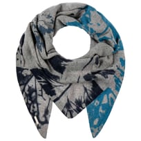 Cashmere Flower Triangular Scarf by Seeberger - &pound;158.95