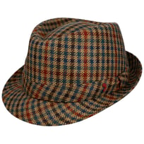 Classic Check Trilby Wool Hat by Alfonso DEste - &pound;105.95