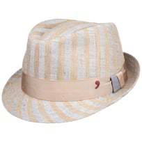 Classic Fusion Trilby Linen Hat by Alfonso D�Este - &pound;96.95