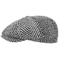 Coarse Herringbone Flat Cap by Lipodo - &pound;30.95