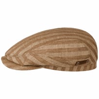 Coffee Dyed Barista Driver Flat Cap by Stetson - &pound;119.00