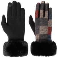 Colour Checks Touch Women�s Gloves by Lipodo - &pound;18.95