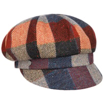 Coloured Herringbone Checks Newsboy Cap by Lierys - &pound;70.95