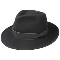 Contrast Double Ribbon Bogart Hat by Lipodo - &pound;52.95