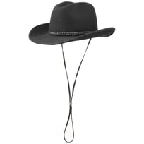 Cowboy Hat with Chin Strap by Lipodo - &pound;57.95
